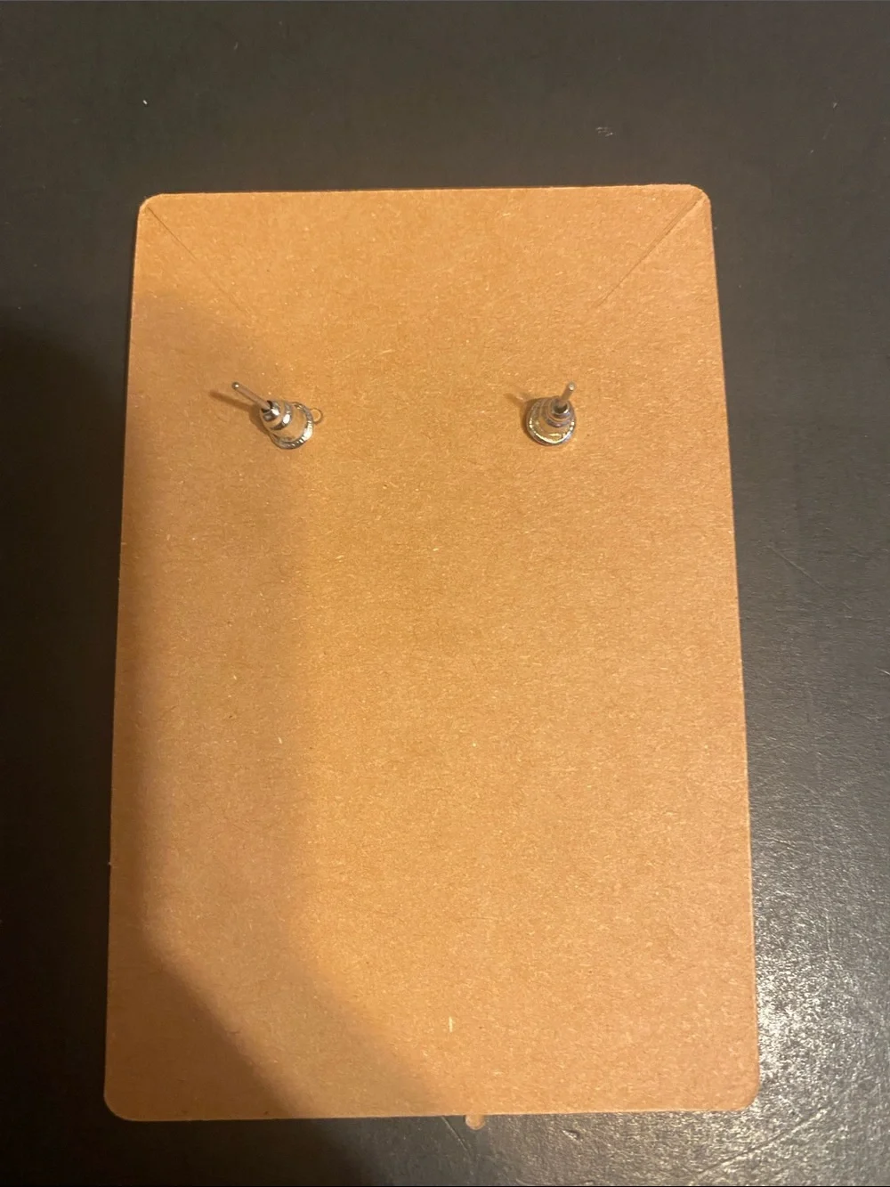 Delicate Pearl Stud Earrings - Cream/White - Picture 5 of 7